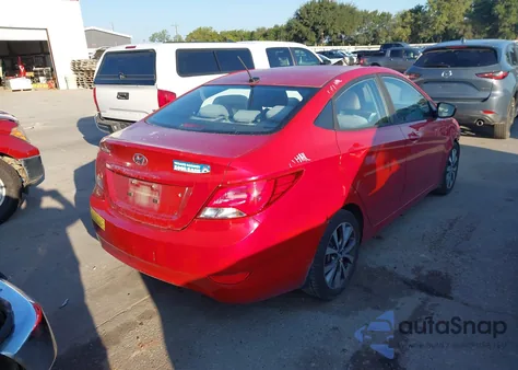 2017 Hyundai Accent Value Edition z USA, uszkodzony, nr VIN KMHCT4AE1HU347407